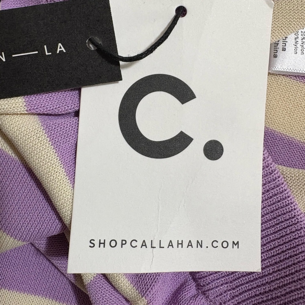 NWT Callahan Knitwear (a REVOLVE brand) Cropped Wide Leg Lucia Knit Pants - Picture 6 of 8
